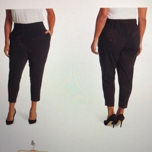 Calvin Klein pull on pleated pants